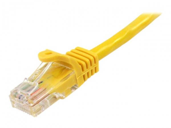 StarTech.com Yellow Cat5e Patch Cable with Snagless RJ45 Connectors - Long Ethernet - 5 - Cavo - Ret