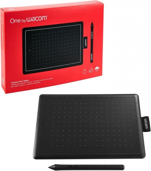 Wacom One by Small - Verkabelt - 2540 lpi - 152 x 95 mm - USB - Stift - 133 Punkte pro Sekunde