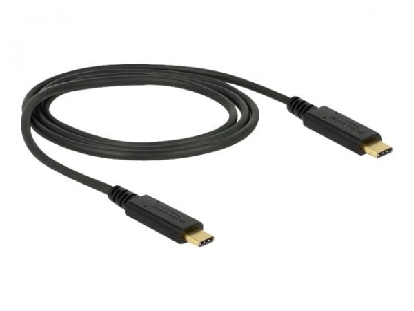 Delock 85531 - 1 m - USB C - USB C - USB 3.2 Gen 2 (3.1 Gen 2) - 10 Gbit/s - Nero