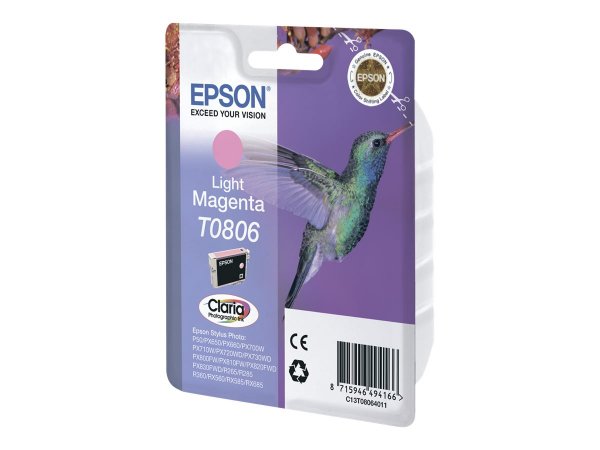 Epson Hummingbird Cartuccia Magenta chiaro - Magenta chiaro - Inchiostro a base di pigmento - 7,4 ml