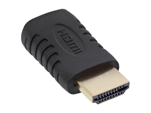 InLine Adattatore HDMI Tipo A Maschio a Mini HDMI Tipo C Femmina - dorato - 4K2K