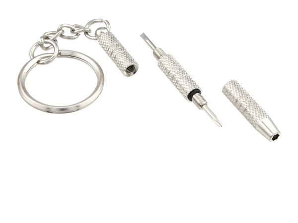 InLine Portachiavi cacciaviti di precisione tascabile con punte a scomparsa