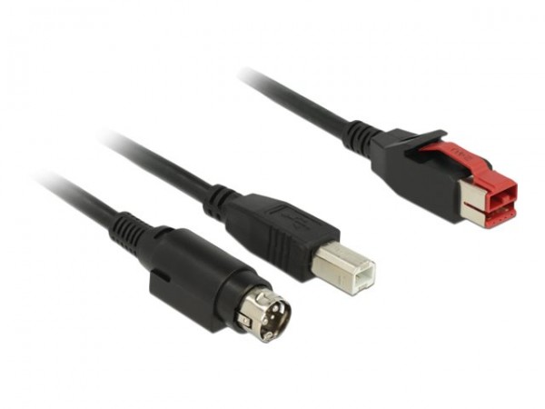 Delock 85489 - 3 m - USB B - USB 2.0 - 0,48 Gbit/s - Nero