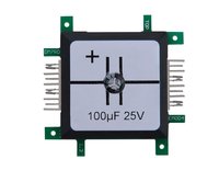 ALLNET ALL-BRICK-0042 - Cilindrico - Nero - Verde - Bianco - 25 V - 100µF