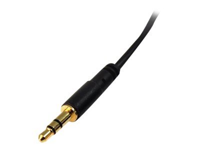StarTech.com Cavo Audio Stereo slim da 3m - M/M - 3.5mm - Maschio - 3.5mm - Maschio - 3 m - Nero