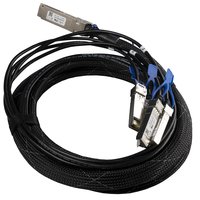 MikroTik XQ+BC0003-XS+ - 3 m - QSFP28 - 4x SFP28 - Maschio