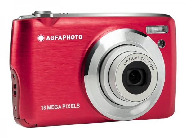 AgfaPhoto Fotokamera Realishot DC8200 Rot - Macchina fotografica digitale - 18 Mp