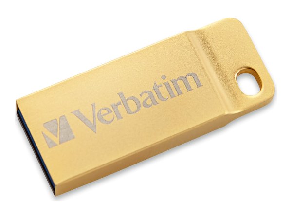 Verbatim Metal Executive 32 GB - USB 3.0 Drive – Gold - 32 GB - USB tipo A - 3.2 Gen 1 (3.1 Gen 1) -