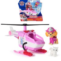 Spin Master Paw Patrol Fire Rescue - Skyes Rettungshubschraube mit Skye Hundefigur und