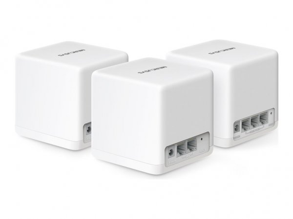 Mercusys Wireless Router AX1500 Whole-Home Halo H60X 3-pack Wi-Fi 6 DualBand - - WLAN - Router - WLA