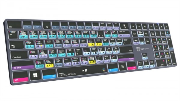 Logickeyboard Davinci Resolve Classic Titan DE PC - Tastiera - QWERTZ