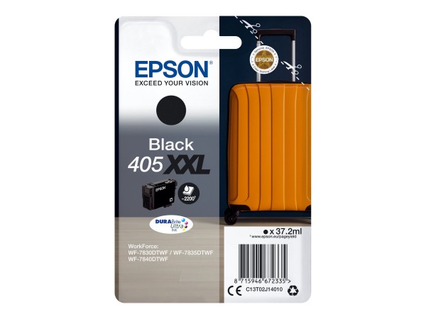 Epson 405XXL - - Groesse XXL - Schwarz - Originale - Cartuccia di inchiostro