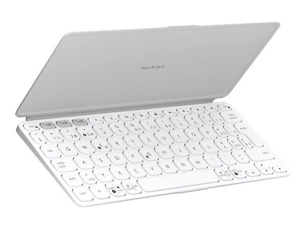 Logitech Keys-To-Go 2 Pale grey - CH - WESTMID-51 - Tastiera - QWERTZ