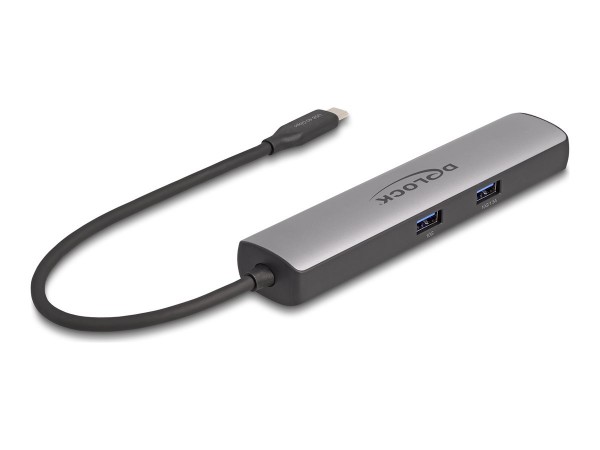 Delock Docking station USB 40 Gbps USB Type-C 8K - HDMI / USB 10 Gbps / 2,5 Gigabit LAN / PD 3.0 100