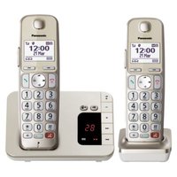 Panasonic KX-TGE262GN - Telefono DECT - Cornetta wireless - Telefono con vivavoce - 200 voci - Ident