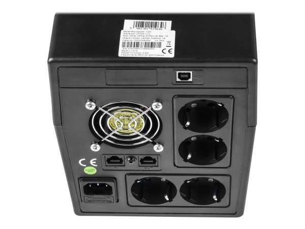 Green Cell UPS04 - A linea interattiva - 1,999 kVA - 900 W - Sinusoidale - 220 V - 240 V