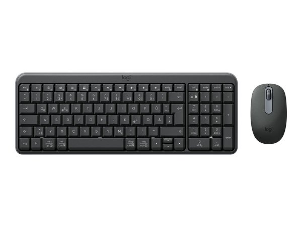 Logitech MK250 Graphite - DEU - CENTRAL-419 - Tastiera - 1000 dpi