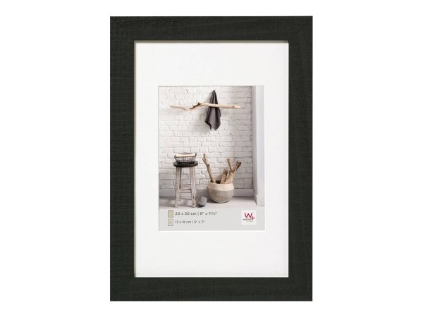 walther design Home - Cornice per foto singola - Nero - 24 x 30 cm