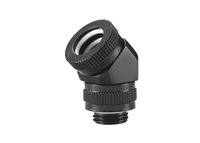Phanteks PH-RA45_BK12 - Compression coupler - Brass - 45° - 1.2 cm - 1 pc(s)