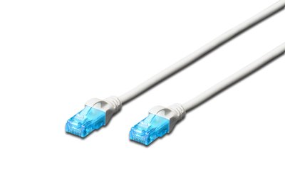 DIGITUS Cavo patch U/UTP CAT 5e - 5 m - Cat5e - U/UTP (UTP) - RJ-45 - RJ-45 - Bianco