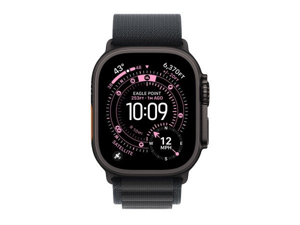 Apple Watch Ultra 3 Cell Black Tit Alp Loop - L
