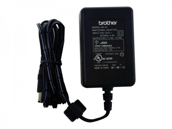 Brother AD-24ES - Stampante per etichette - Interno - 120 V - 50/60 Hz - 14,4 W - 9 V