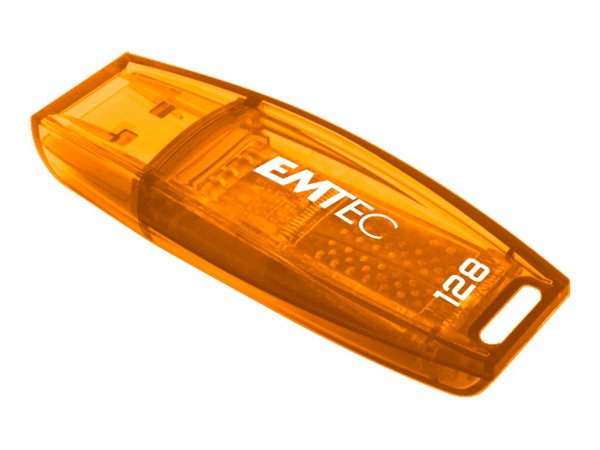 EMTEC C410 - 128 GB - USB tipo A - 2.0 - Cuffia - Arancione