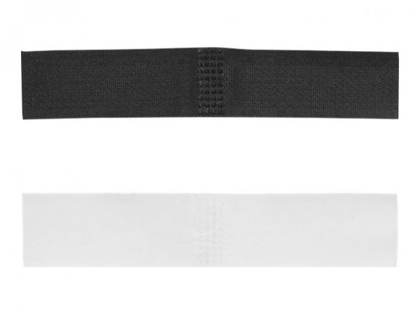 Delock Portacavi a strappo autoadesivo L 110 mm x L 20 mm set 10 pz nero - Supporto per cavo - Unive