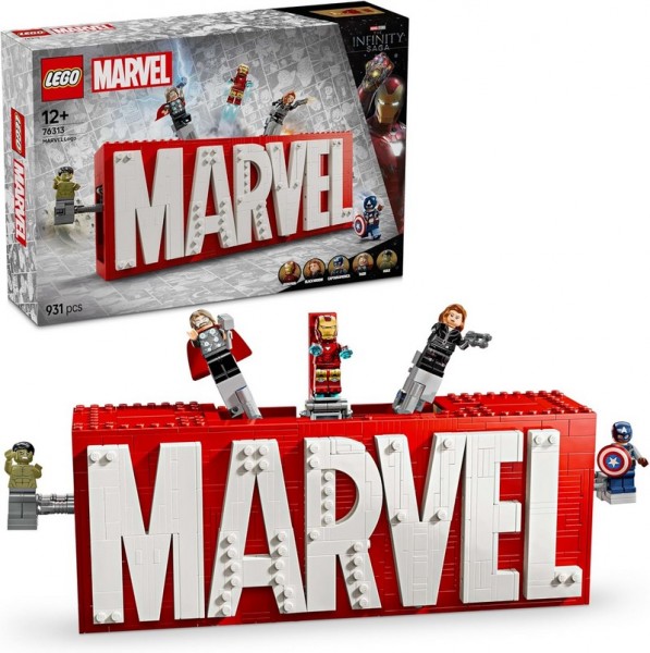 LEGO 76313 Marvel Logo & Minifiguren