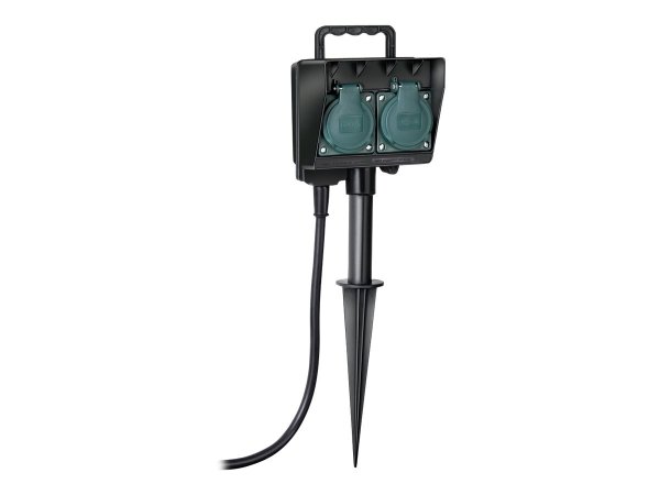 Brennenstuhl Outdoor multiple socket outlet with spike