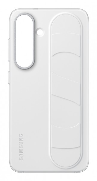 Samsung Standing Grip Case White für Galaxy S25 EF-GS931CWEGWW