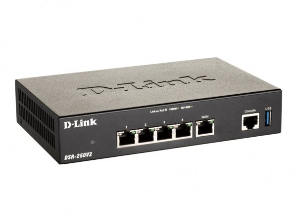 D-Link DSR-250V2 - VPN Security Router - Router - WLAN