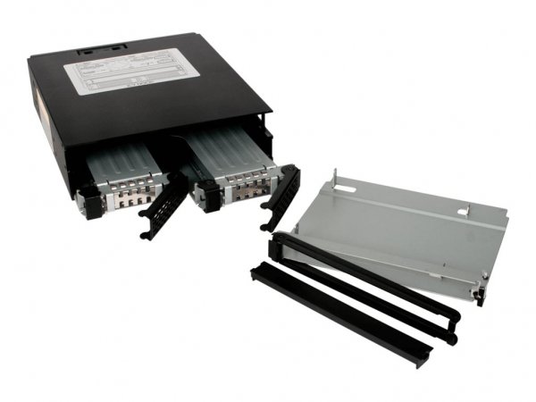 Icy Dock MB994IPO-3SB - 2x 2,5" - Vassoio per unità di memorizzazione - Nero - 1 ventola(e) - 4 cm -