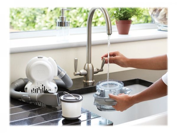 Black & Decker PD1820LF - Secco - Ciclonico - 1062 l/min - Senza sacchetto - 0,56 L - Nero - Cromo