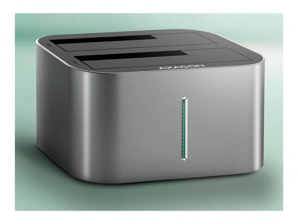 AXAGON AXG ADSA-DC - Docking- und Kopierstation 2x 2.5''/3.5'' SATA USB 3.0