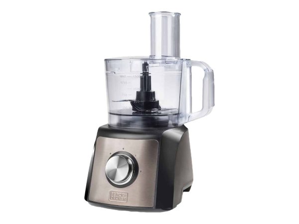 Black & Decker BXFPA1200E - 1,5 L - Nero - Acciaio inossidabile - Manopola - Acciaio inossidabile -