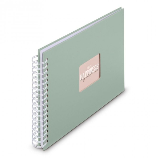 Hama Spiral-Album Fine Art 50 weiße Seiten Salbei - Bürokleinmaterial