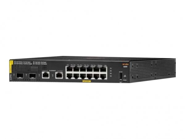 HPE Networking CX 6000 12G Class4 PoE 2G/2SFP 139W Switch - Gestito - L3 - Gigabit Ethernet (10/100/