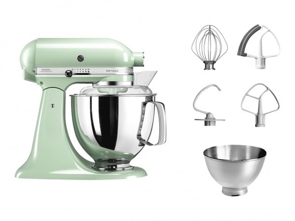 KitchenAid Artisan - Sbattitore con base - Verde - Sbattitura - Impasto - Miscelatura - 1,45 m - 4,8