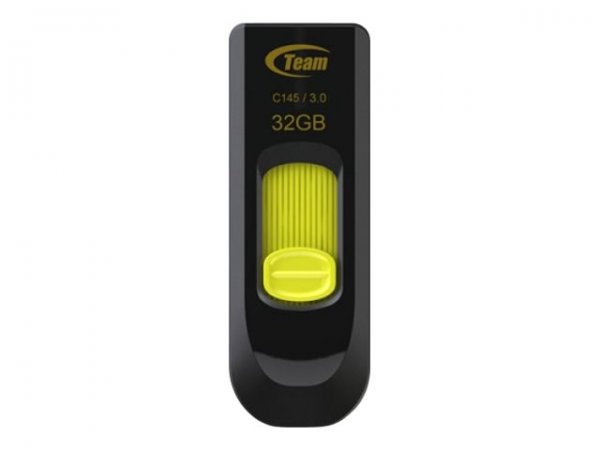 Team Group C145 - 32 GB - USB tipo A - 3.2 Gen 1 (3.1 Gen 1) - Lamina di scorrimento - 5 g - Nero -