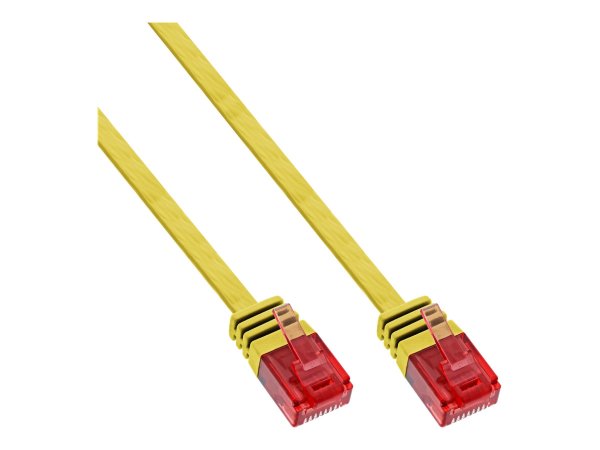 InLine Cavo patch Lan Slim - U/UTP - Cat.6 - giallo - 3m