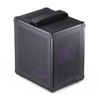 Jonsbo C6 Mini Tower Case Black Micro ATX ITX Steel - Midi/minitower - ATX