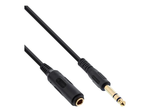 InLine Cavo Audio Jack 6,3mm maschio / femmina - Stereo - 2m