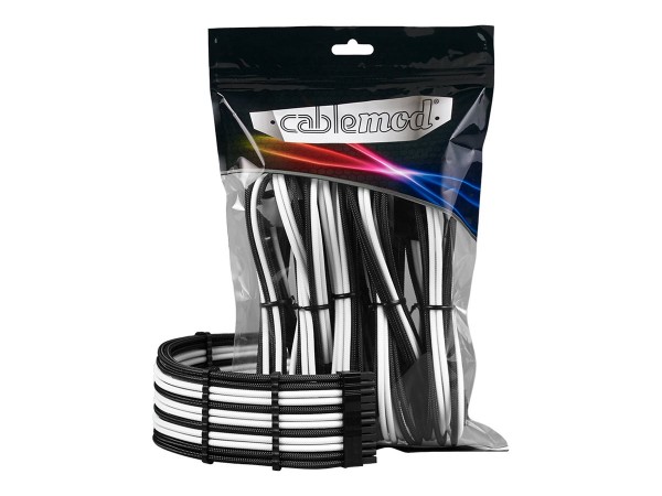 cablemod PRO ModMesh - Verlängerungskabelset - Schwarz Weiß