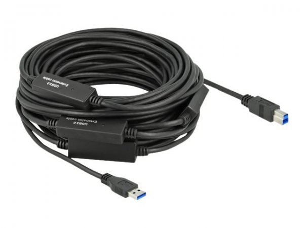 Delock Aktives USB 3.2 Gen 1 Kabel Typ-A zu Typ-B - Cavo - Digitale/dati