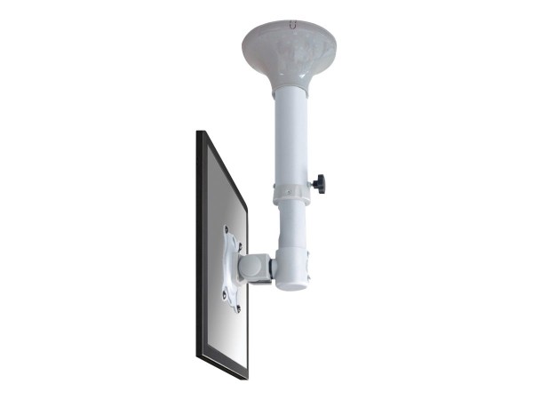 Neomounts FPMA-C025SILVER Supporto monitor/TV a soffitto 10-30" - alt. 37-47 cm - inclinabile - 75 x