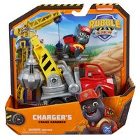 Spin Master Rubble & Crew - Kran-Baufahrzeug mit Charger-Figur