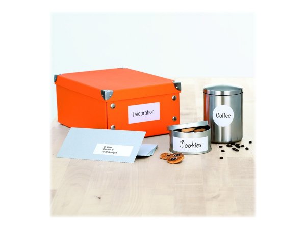 HERMA 4464 - Bianco - Etichetta per stampante autoadesiva - A4 - Carta - Laser/Inkjet - Permanente