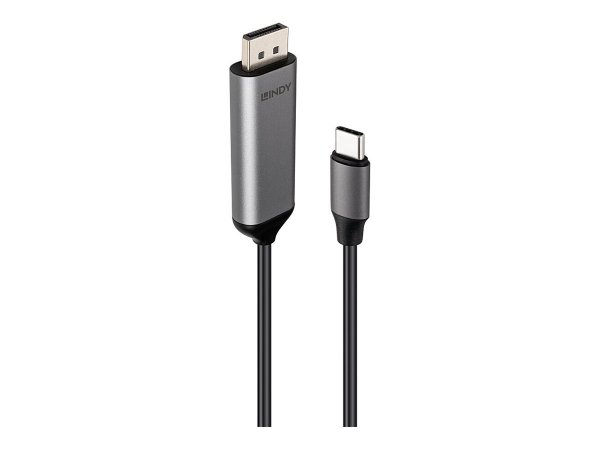 Lindy Bi-Directional USB Type C To DisplayPort 8K60Hz Cable - Cavo - Digitale/dati