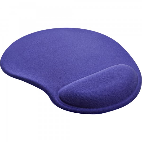 InLine Mouse Pad - poggia polsi in gel - 230x205x20mm - blu